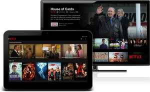 Netflix Multi Device Streaming Experience PNG image