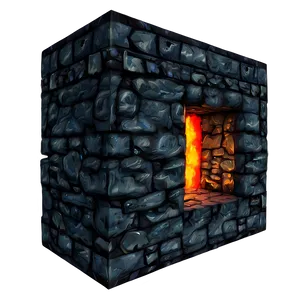 Nether Portal Amidst Lava Png Rgd5 PNG image