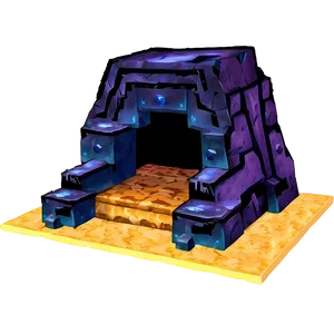 Nether Portal In The Desert Png 06212024 PNG image