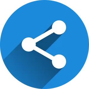 Network Share Icon Graphic PNG image