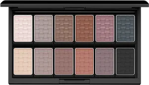 Neutral Eyeshadow Palette Array PNG image