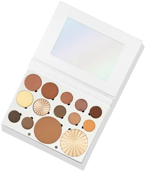 Neutral Tone Eyeshadow Palette PNG