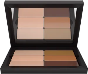 Neutral Tone Makeup Palette PNG