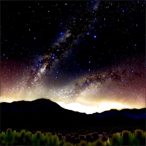 Nevada Starry Night Sky Png 06122024 PNG image