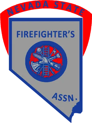 Nevada State Firefighter Association Emblem PNG image