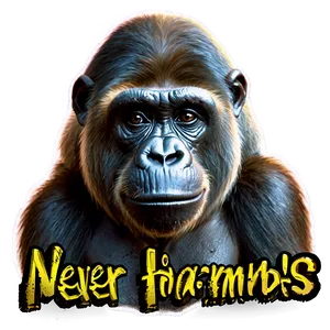 Never Forget Harambe PNG 06262024 PNG
