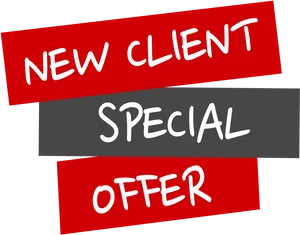 New Client Special Offer Promotion PNG image