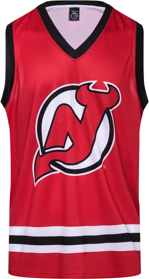 New Jersey Devils Hockey Jersey PNG image