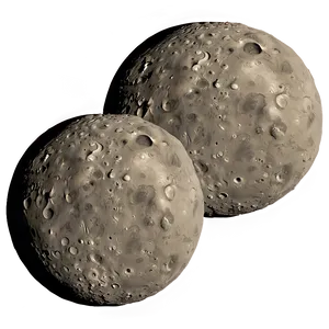 New Moon With Craters Png 33 PNG image