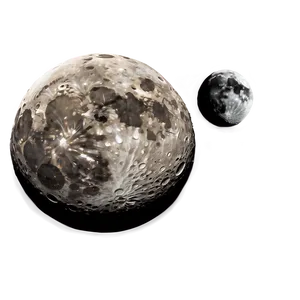 New Moon With Craters Png 67 PNG image