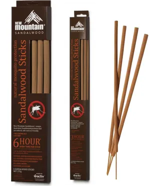 New Mountain Sandalwood Mosquito Sticks Packaging PNG
