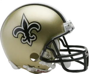 New Orleans Saints Football Helmet PNG image