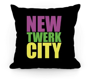 New Twerk City Pillow Design PNG image