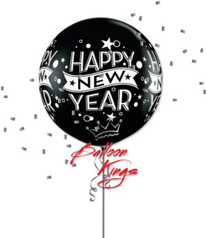New Year Celebration Balloon PNG image