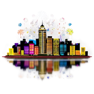 New Year Celebration Cityscape Png 71 PNG image