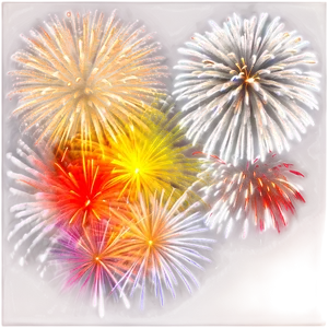 New Year Celebration Fireworks PNG 6