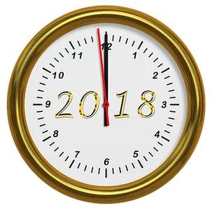New Year Countdown Clock2018 PNG image