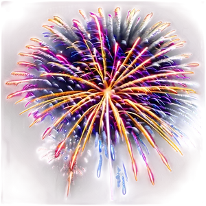 New Year Festive Fireworks Display Png Tpy PNG image