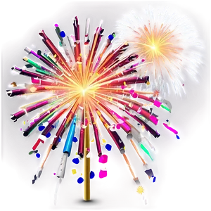 New Year Firecracker Display Png Kso PNG image