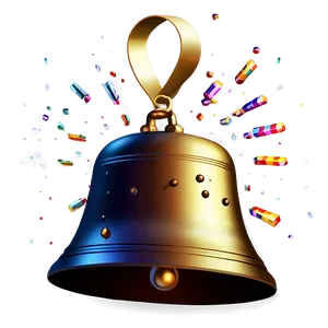 New Year's Bell Celebration PNG Alh PNG