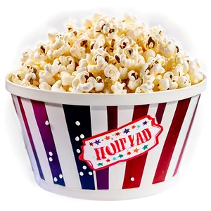 New Year's Celebration Popcorn Bucket PNG 66