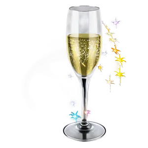 New Year's Eve Cocktail Glass Png 05212024 PNG image