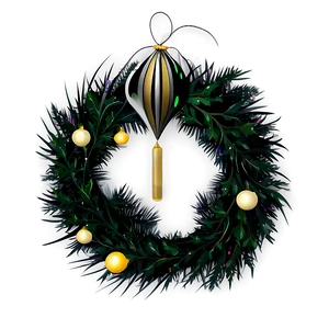 New Year's Eve Wreath Png Wci PNG image