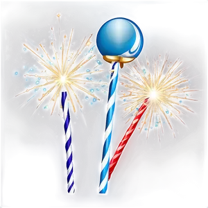 New Year Sparklers Png 05212024 PNG image