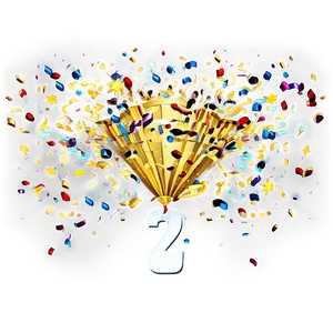 New Years Confetti Explosion Png Wew PNG image