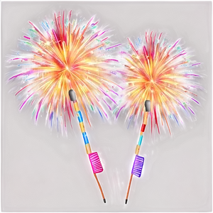 New Years Fireworks PNG Pno PNG