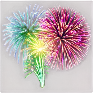 New Years Fireworks PNG Wyu18