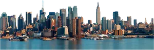 New York City Skyline Panorama PNG image