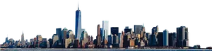 New York City Skyline Panorama PNG image