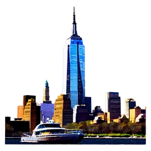 New York City Skyline PNG 05212024