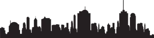 New York City Skyline Silhouette PNG image