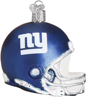 New York Football Helmet Ornament PNG image