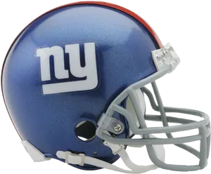 New York Giants Football Helmet PNG image