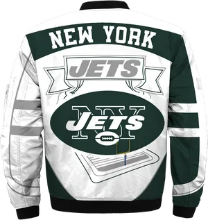New York Jets Varsity Jacket Design PNG image