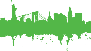 New York Skyline Silhouette