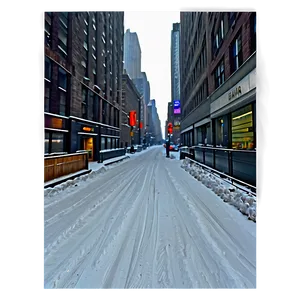 New York Snow Scene Png Lus94 PNG image