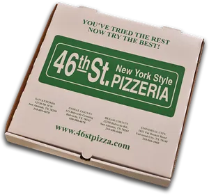 New York Style Pizzeria Box PNG image