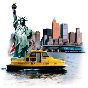 New York Water Taxi Png 05212024 PNG image