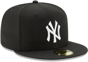 New York Yankees Black Baseball Cap PNG