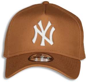 New York Yankees Brown Cap PNG