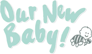 Newborn Baby Celebration Graphic PNG image
