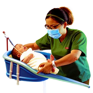 Newborn Care Nurse Png 06292024 PNG image