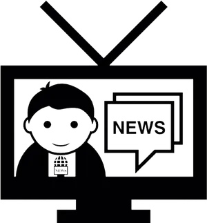 News Anchor Icon PNG image