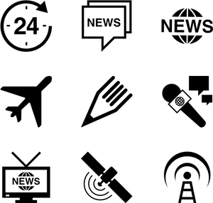 News_ Broadcast_ Icons_ Set PNG