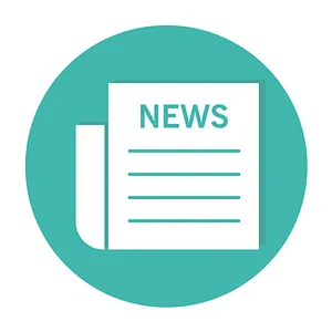 News Icon Simple Design PNG image