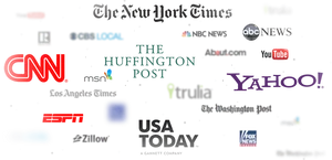 News Media Logos Compilation PNG image